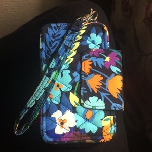Like new vera bradley phone case with purse